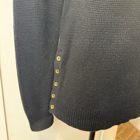 Michael Michael Kors Women’s Black Waffle Knit Turtleneck Sweater Size M - Picture 5 of 5